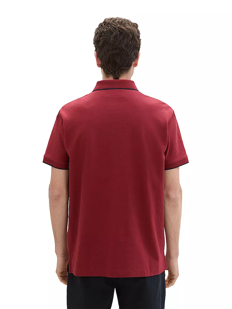 TOM TAILOR | Poloshirt Regular Fit | Rojo