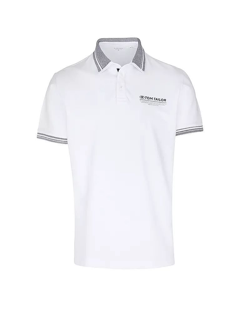 TOM TAILOR | Poloshirt | Blanco