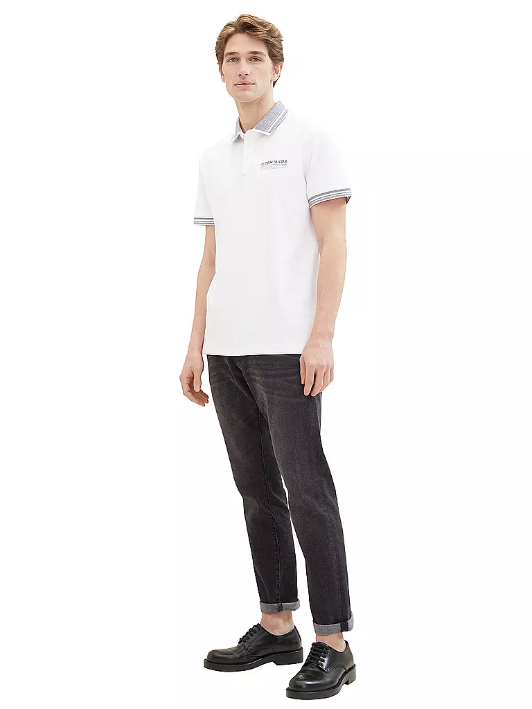 TOM TAILOR | Poloshirt | Blanco