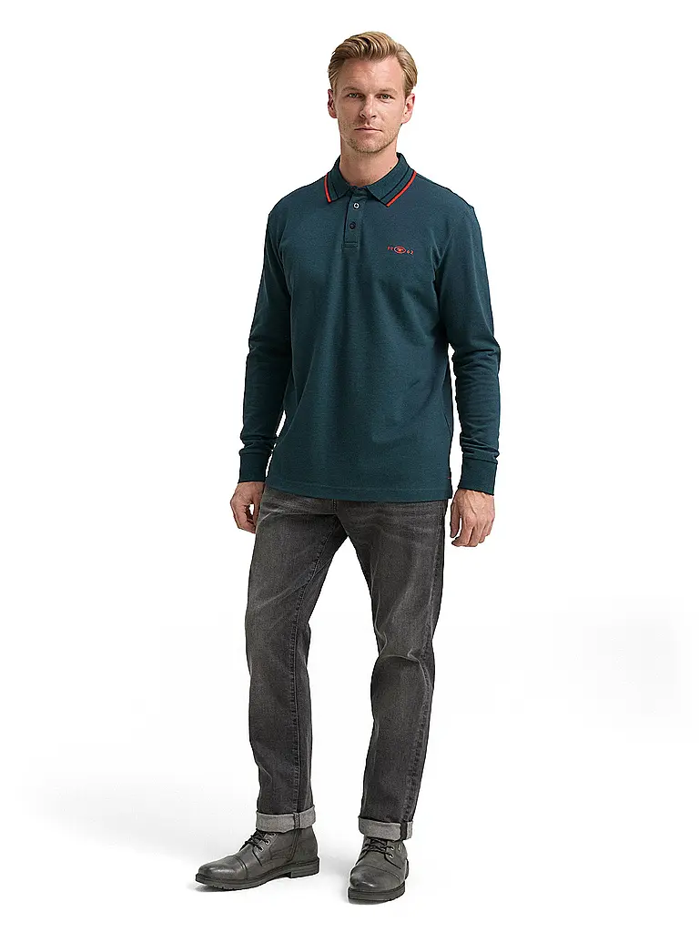 TOM TAILOR | Poloshirt | Petróleo