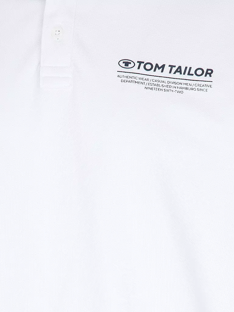 TOM TAILOR | Poloshirt | Blanco