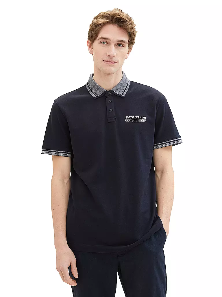 TOM TAILOR | Poloshirt | Azul oscuro