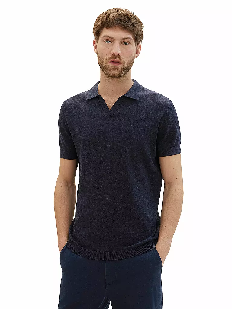 TOM TAILOR | Poloshirt | Azul oscuro