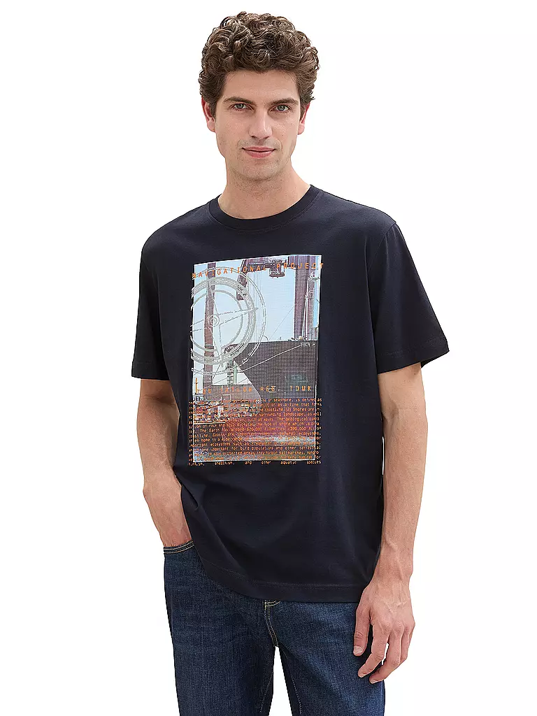 TOM TAILOR | Poloshirt | Azul oscuro