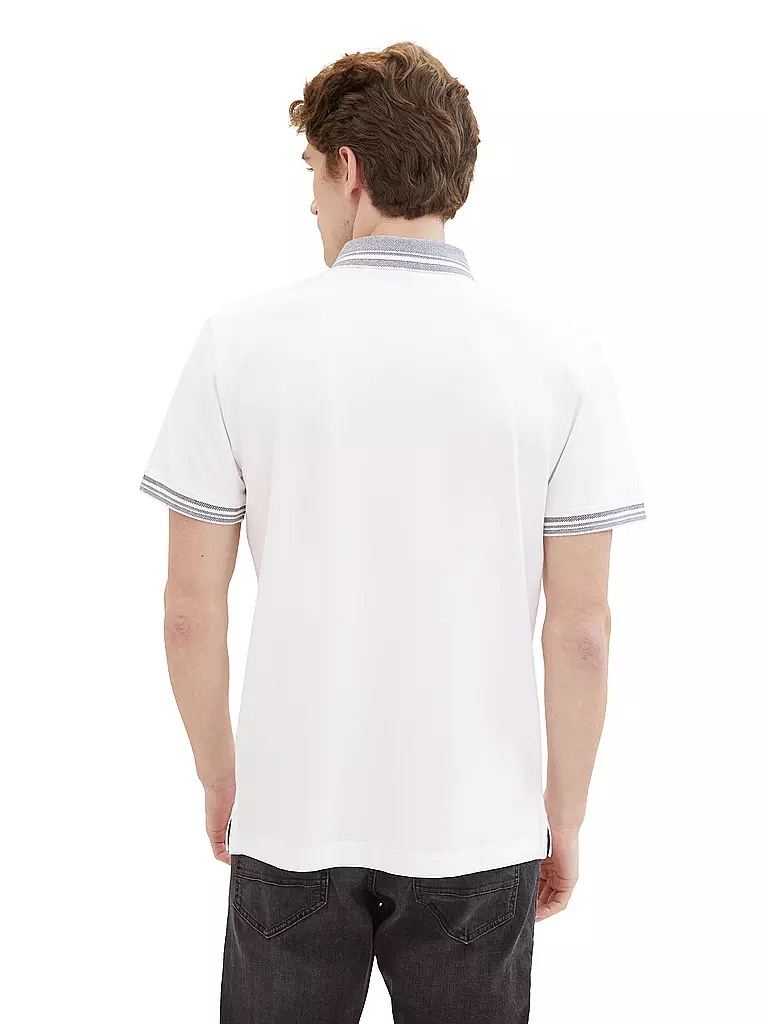 TOM TAILOR | Poloshirt | Blanco