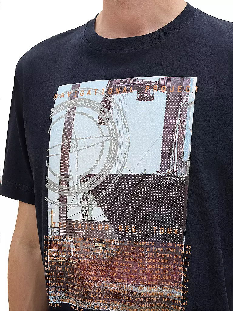 TOM TAILOR | Poloshirt | Azul oscuro