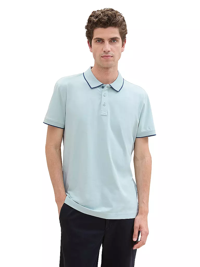 TOM TAILOR | Poloshirt | Azul claro