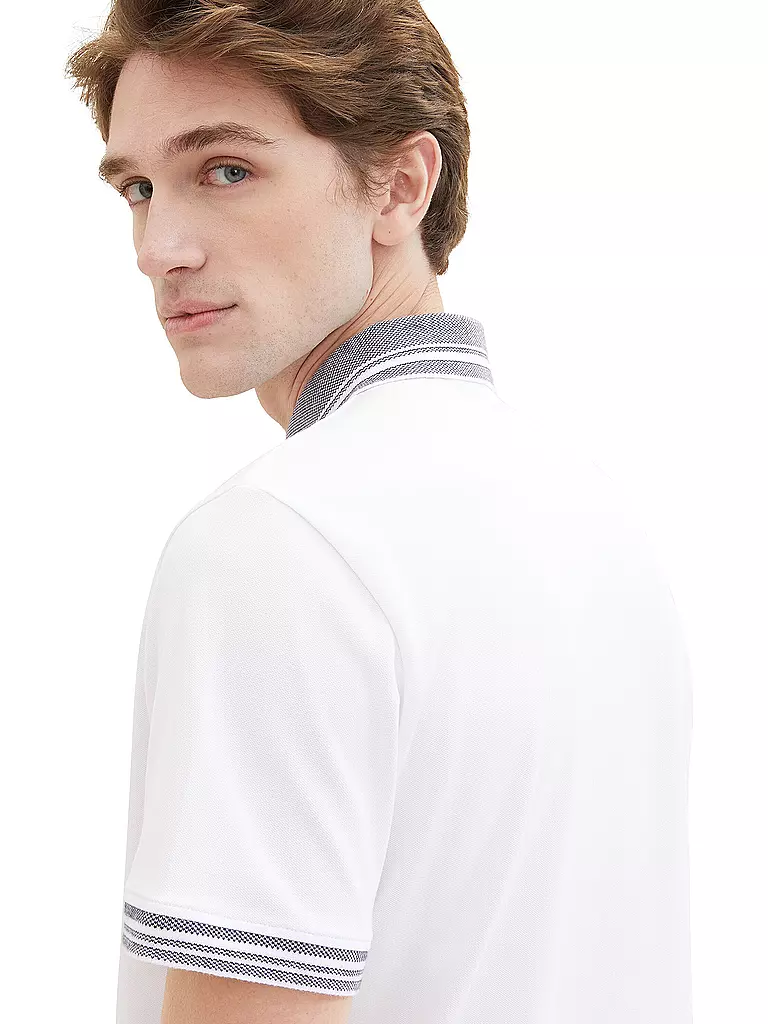 TOM TAILOR | Poloshirt | Blanco