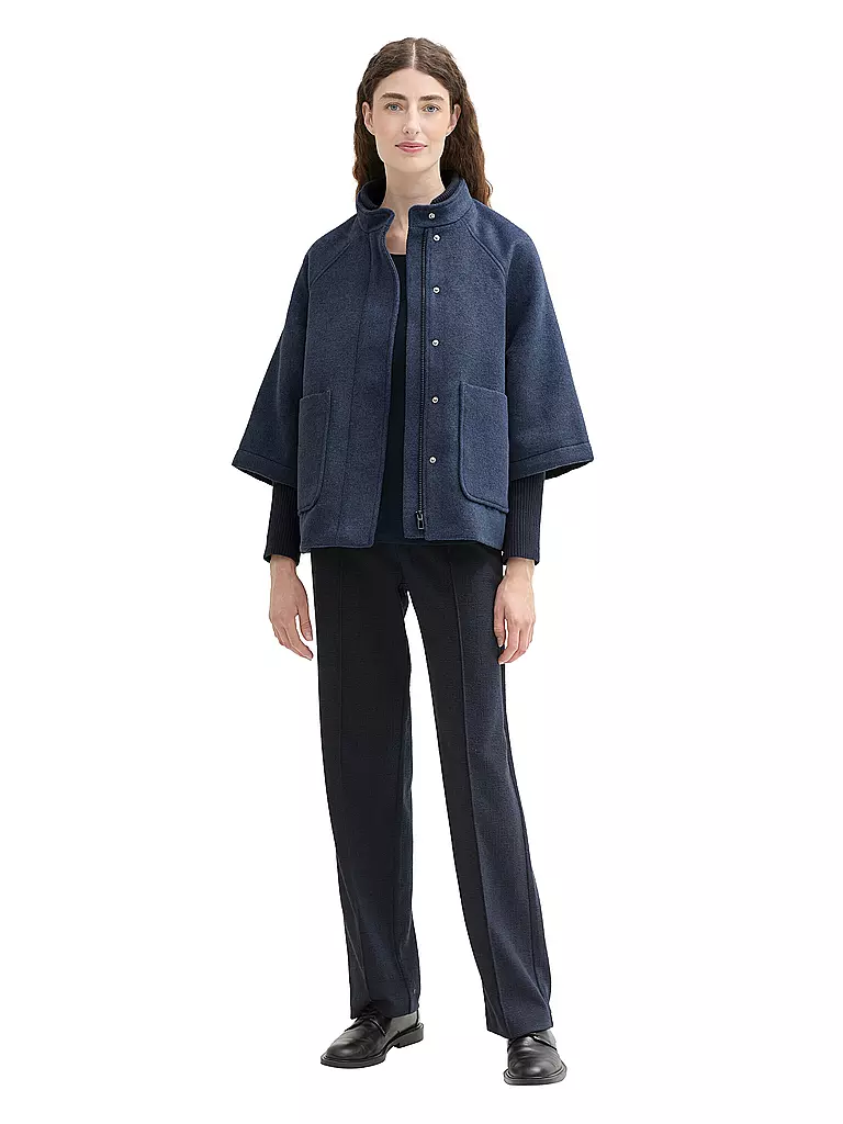 TOM TAILOR | Poncho - Capa | Azul