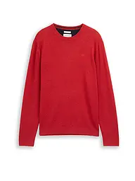 TOM TAILOR | Pullover  | Rojo