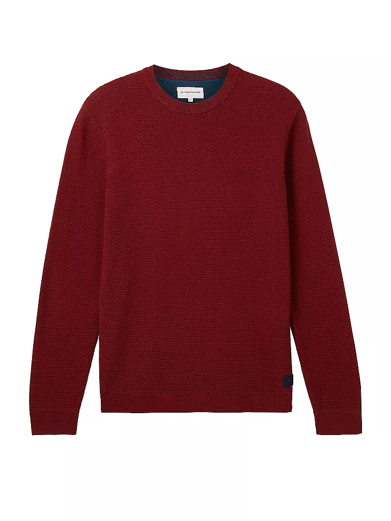 TOM TAILOR | Pullover  | Rojo
