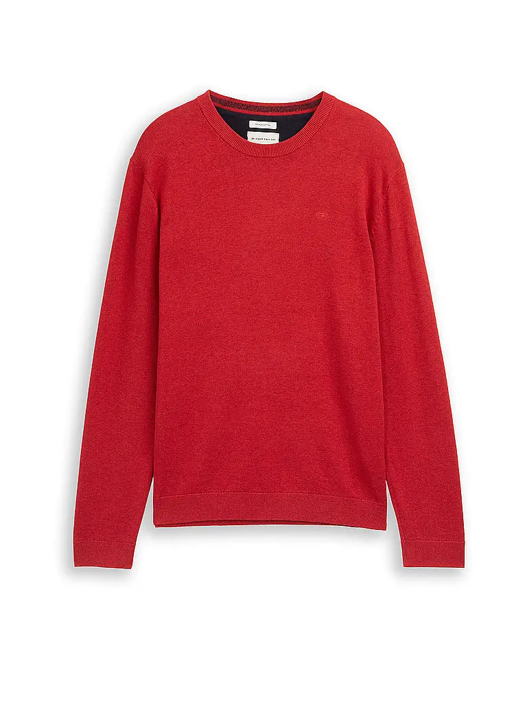 TOM TAILOR | Pullover  | Rojo