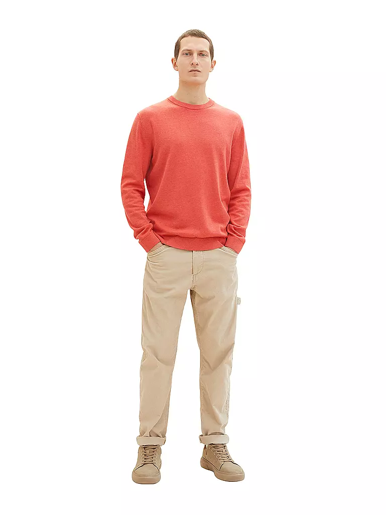 TOM TAILOR | Pullover  | Rojo