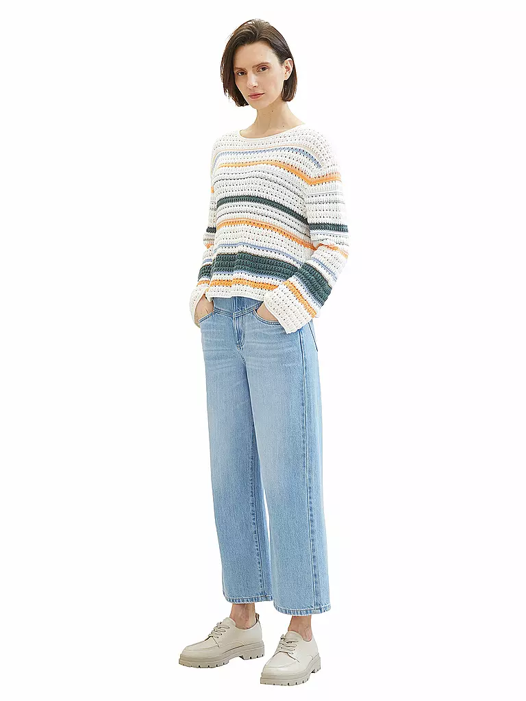 TOM TAILOR | Pullover  | Blanco