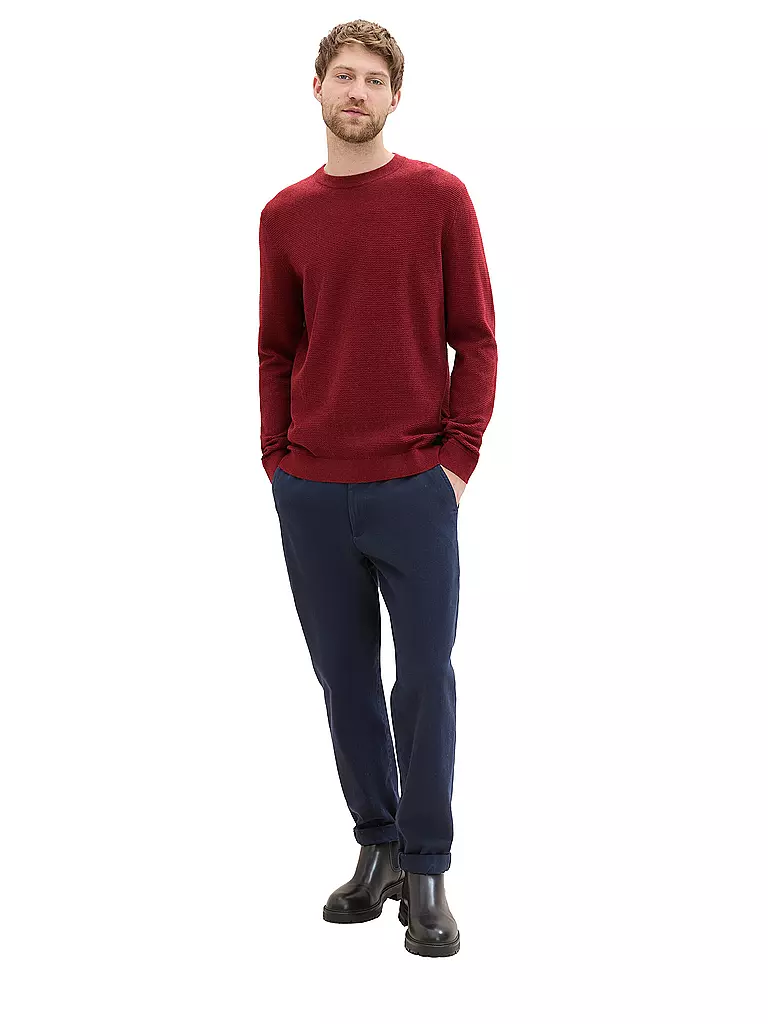 TOM TAILOR | Pullover  | Rojo