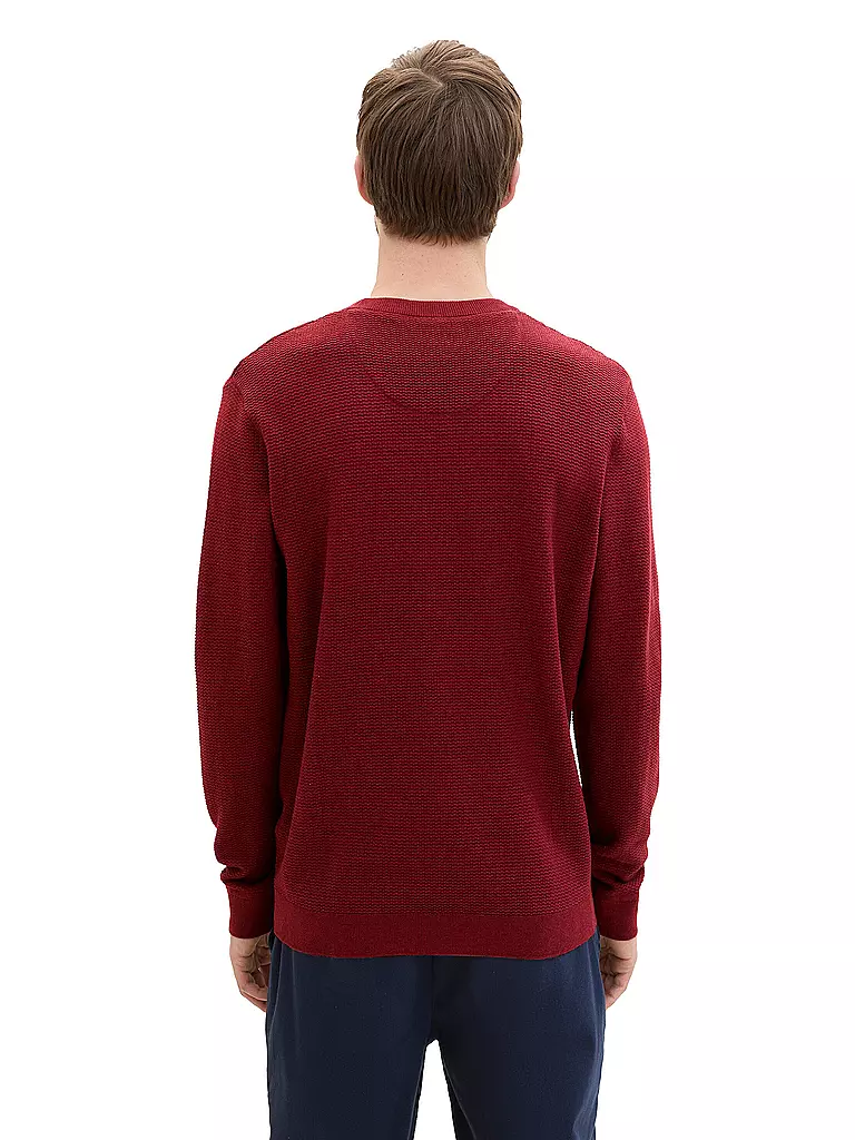 TOM TAILOR | Pullover  | Rojo