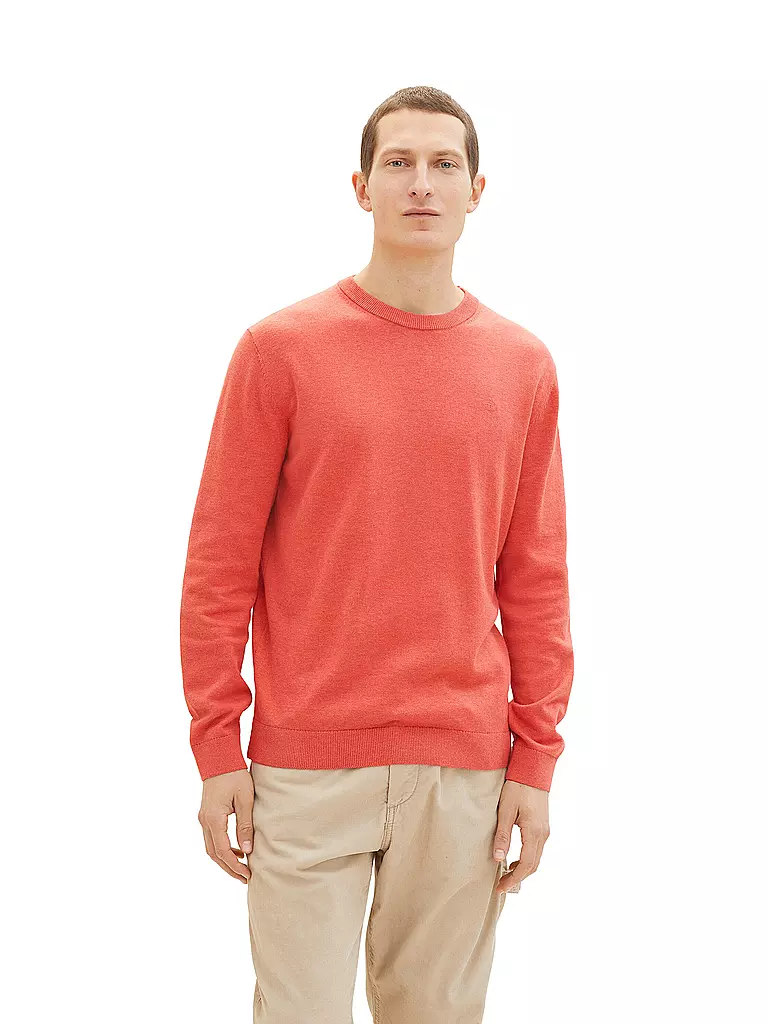 TOM TAILOR | Pullover  | Rojo