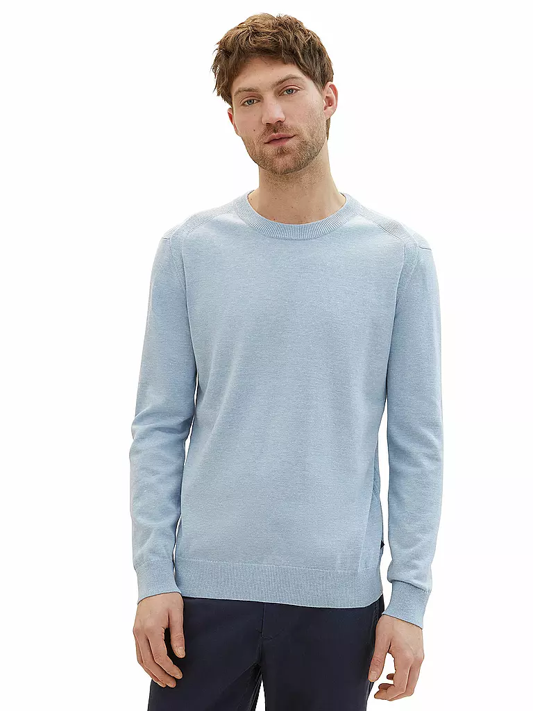 TOM TAILOR | Pullover Regular Fit | Azul claro