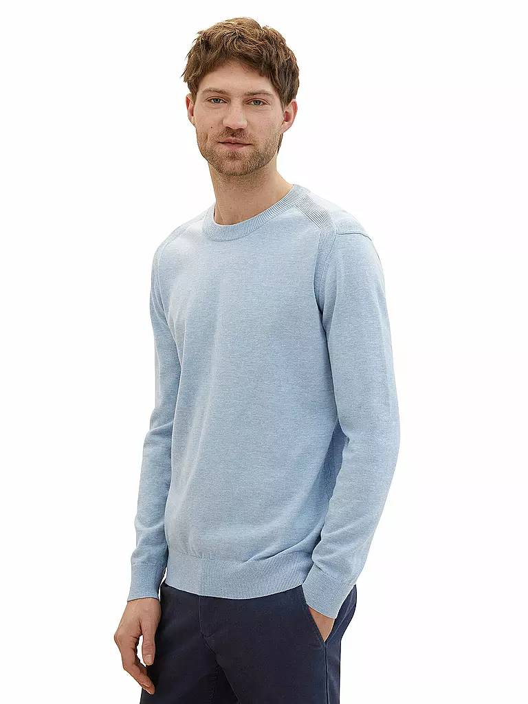 TOM TAILOR | Pullover Regular Fit | Azul claro