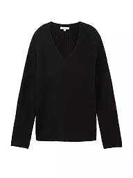 TOM TAILOR | Pullover  | Negro