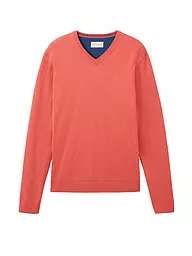 TOM TAILOR | Pullover  | Rojo