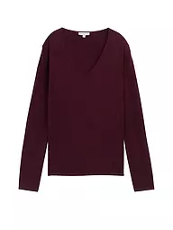 TOM TAILOR | Pullover | Rojo oscuro