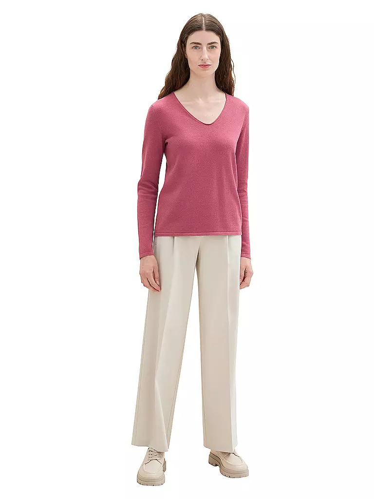 TOM TAILOR | Pullover | Fucsia
