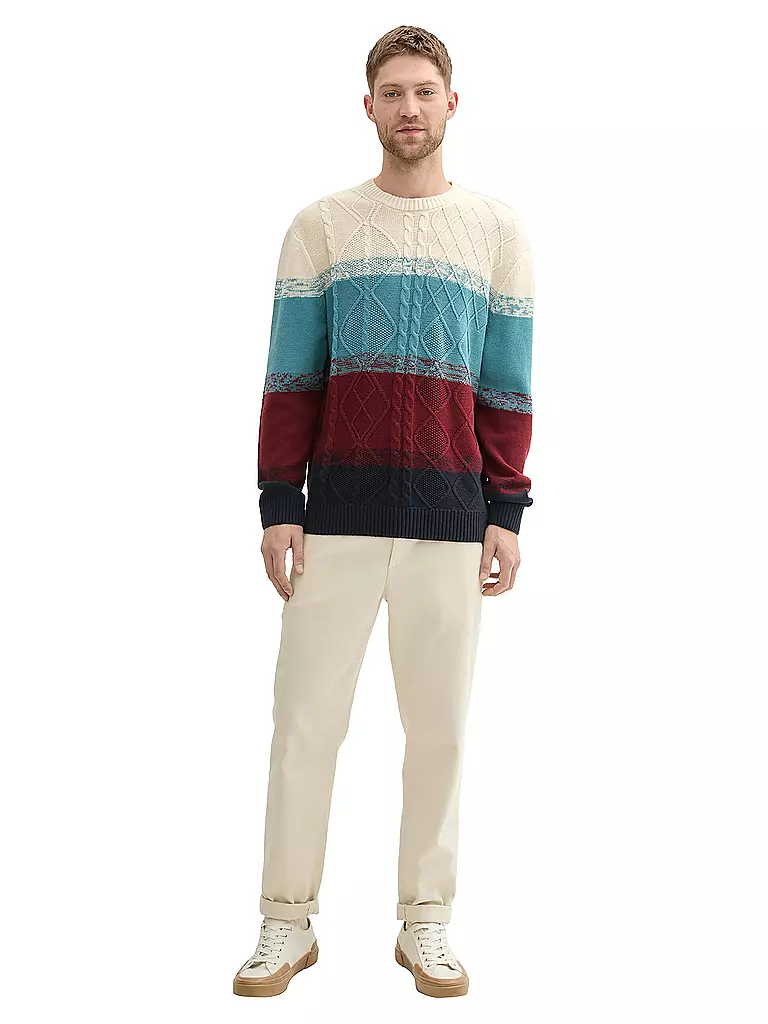 TOM TAILOR | Pullover | Petróleo