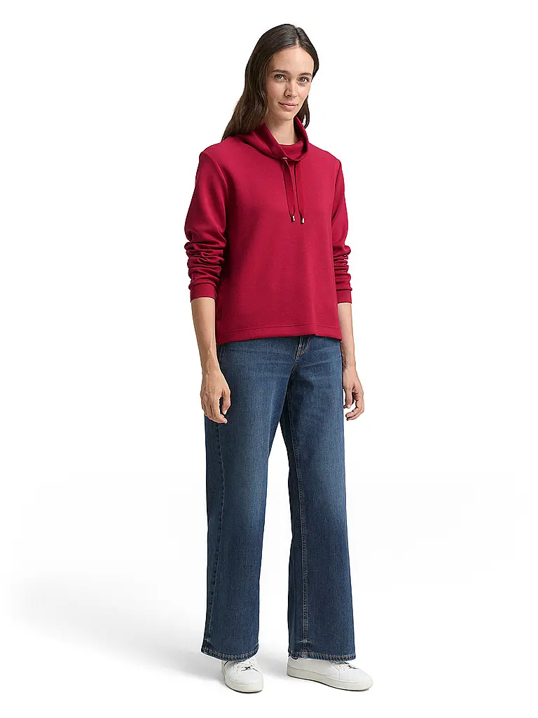 TOM TAILOR | Pullover | Rojo oscuro