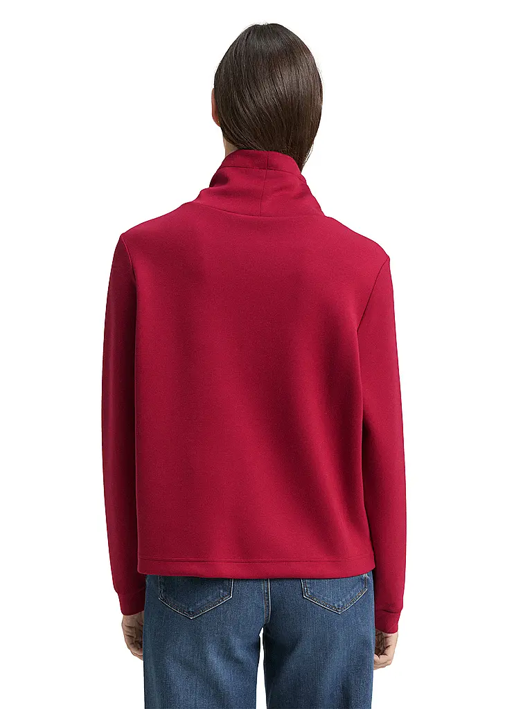 TOM TAILOR | Pullover | Rojo oscuro
