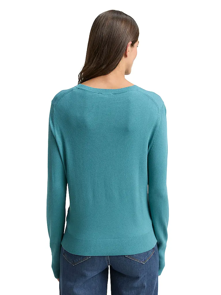 TOM TAILOR | Pullover | Petróleo