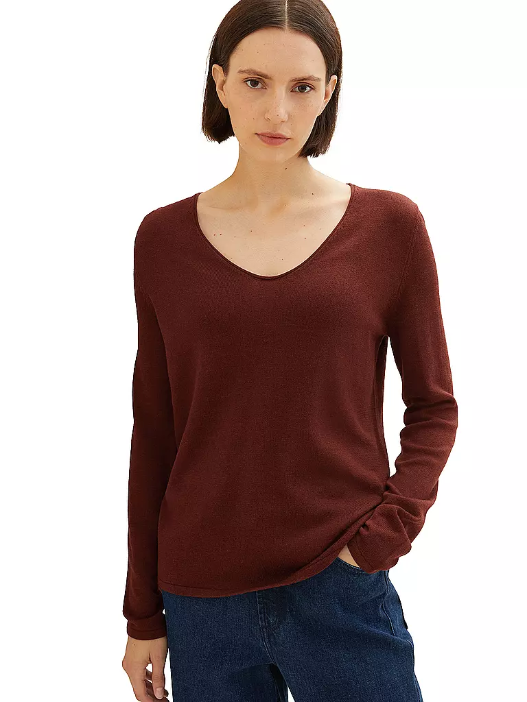 TOM TAILOR | Pullover | Marrón