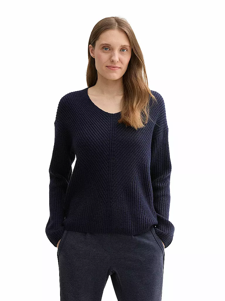TOM TAILOR | Pullover | Azul oscuro