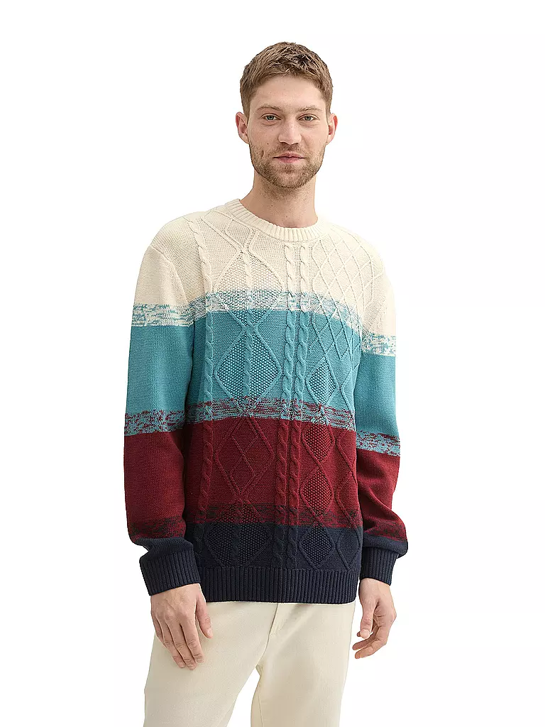TOM TAILOR | Pullover | Petróleo