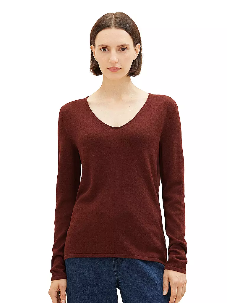 TOM TAILOR | Pullover | Marrón