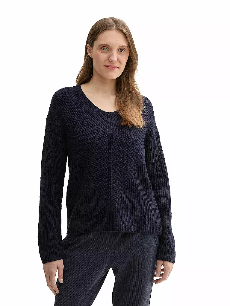 TOM TAILOR | Pullover | Azul oscuro