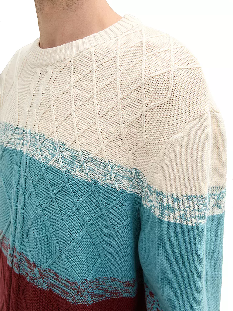 TOM TAILOR | Pullover | Petróleo