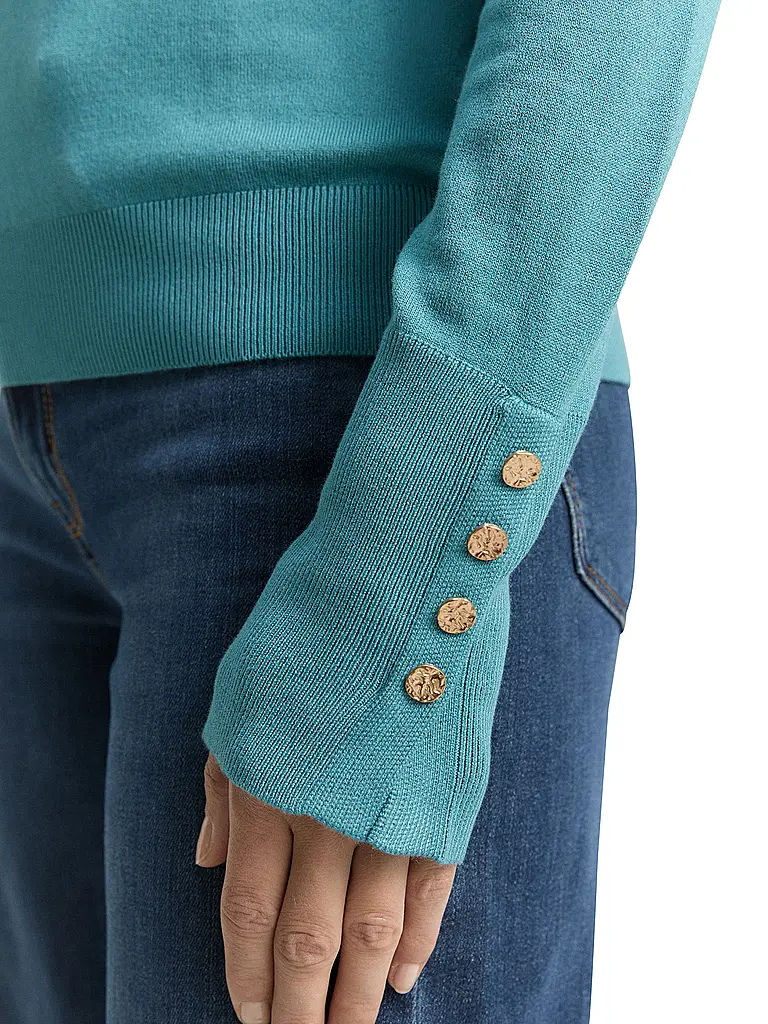 TOM TAILOR | Pullover | Petróleo