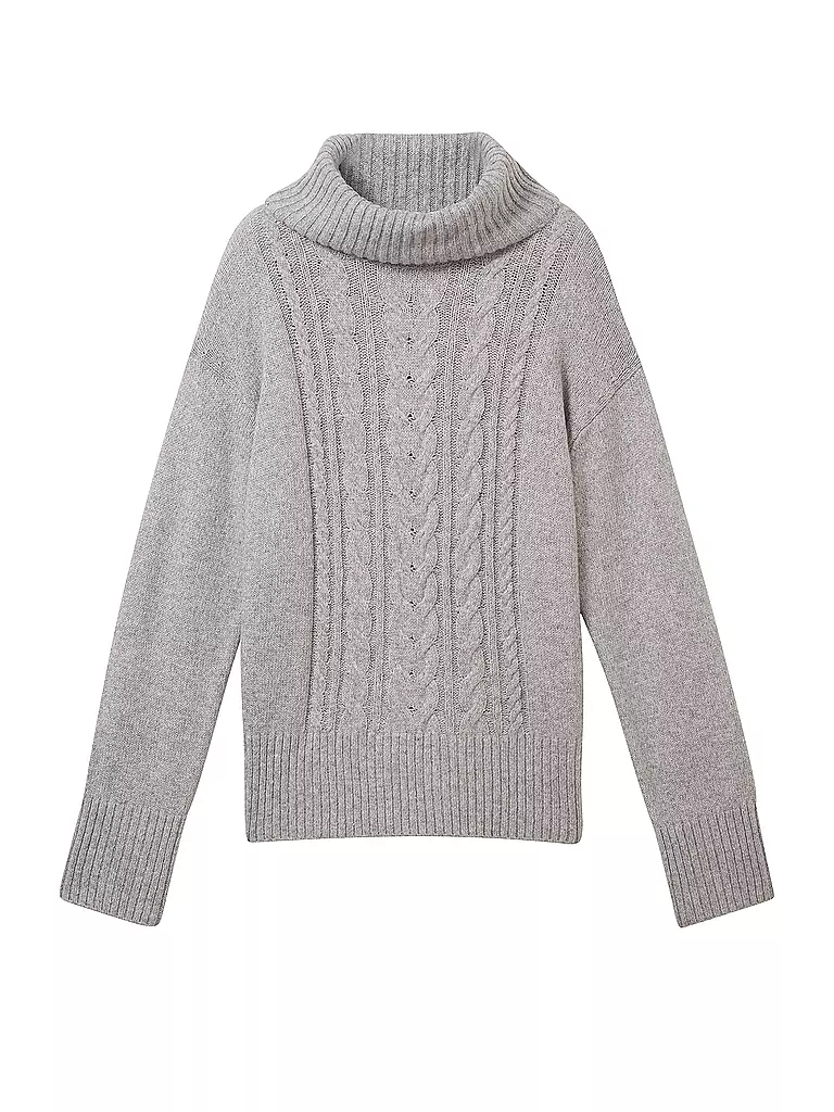 TOM TAILOR | Rollkragenpullover | Gris