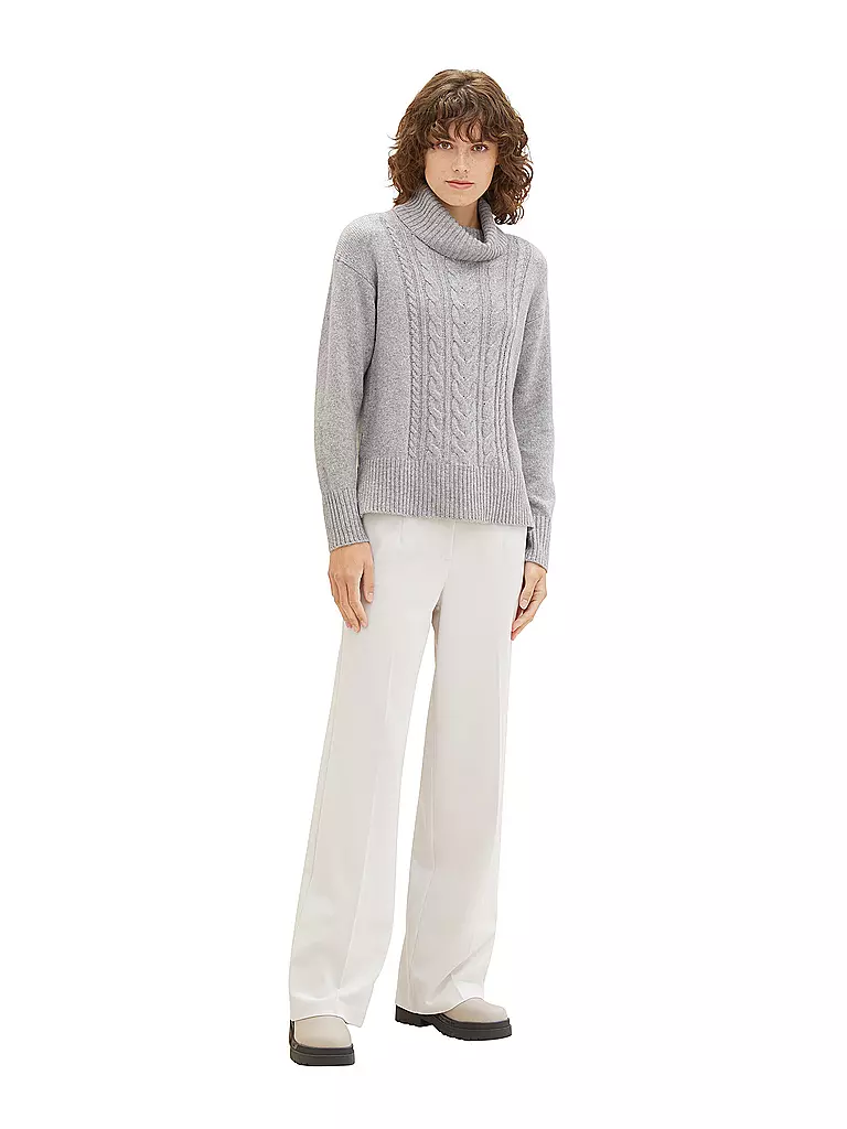 TOM TAILOR | Rollkragenpullover | Gris