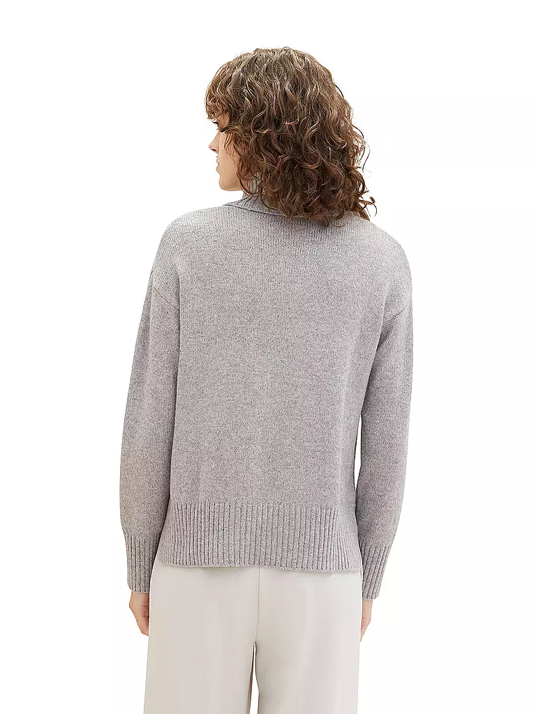 TOM TAILOR | Rollkragenpullover | Gris