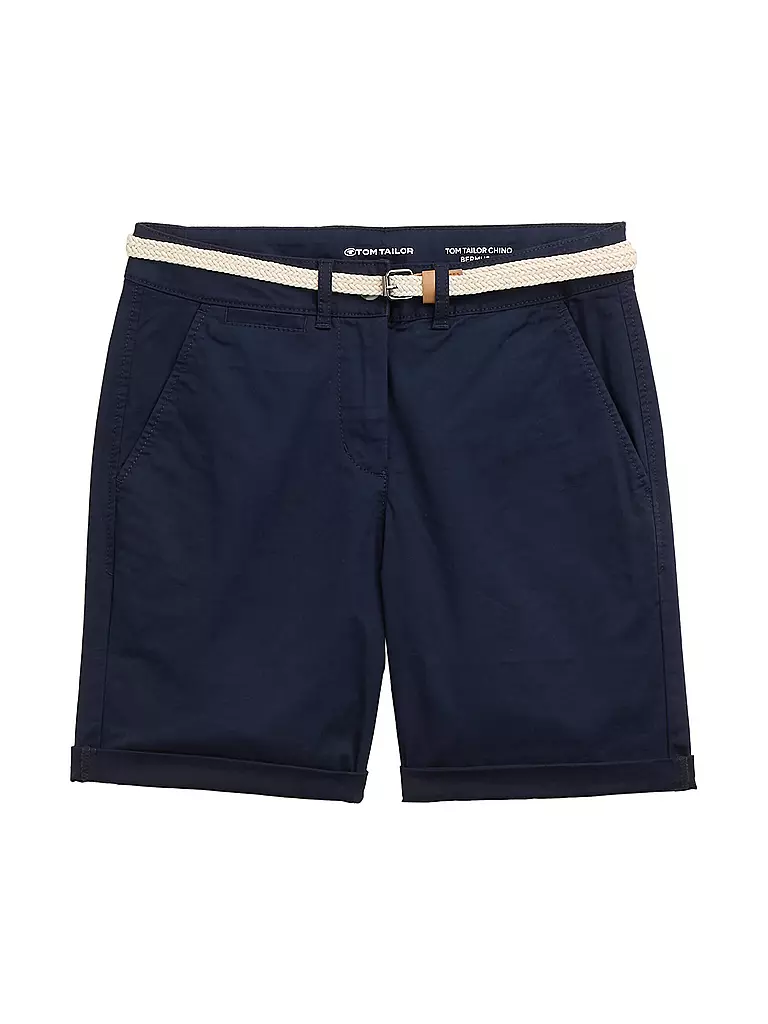 TOM TAILOR | Shorts  Chino | Azul oscuro