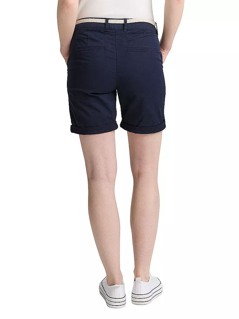 TOM TAILOR | Shorts  Chino | Azul oscuro