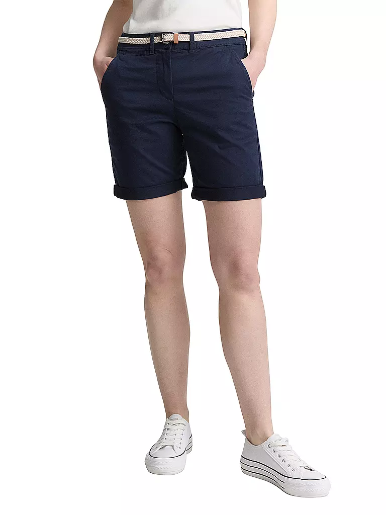 TOM TAILOR | Shorts  Chino | Azul oscuro