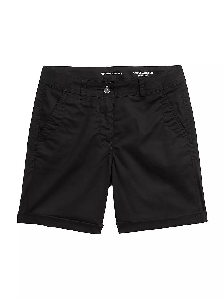 TOM TAILOR | Shorts Chino | Negro