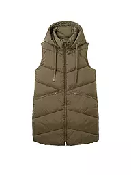 TOM TAILOR | Steppgilet | Oliva