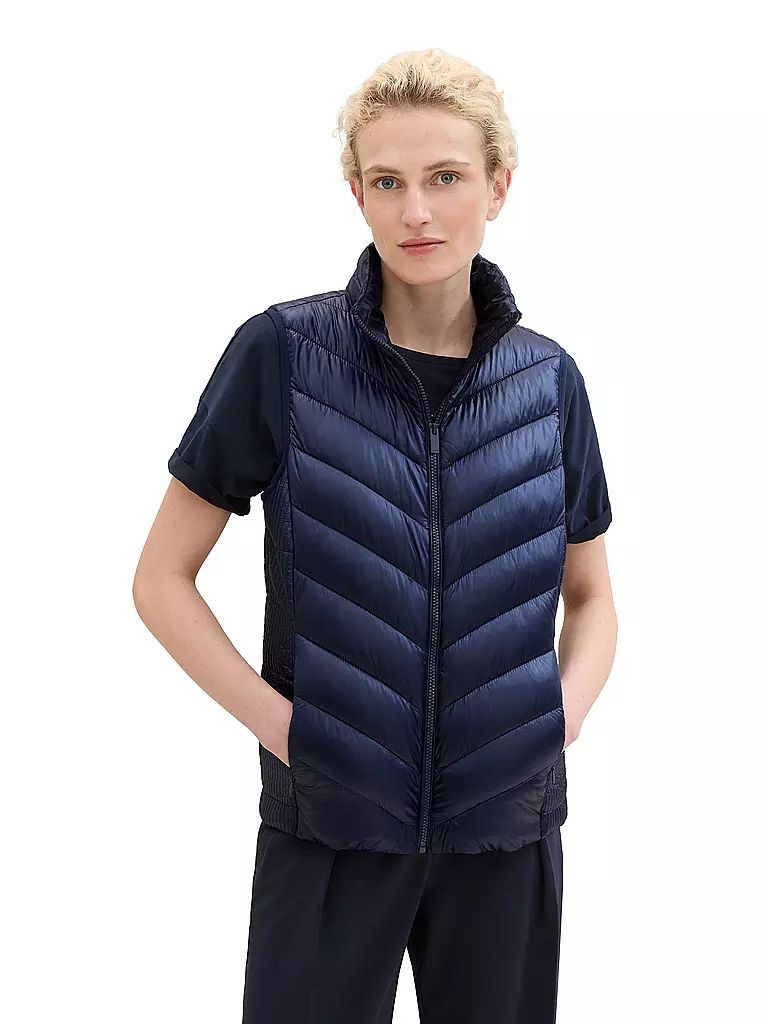 TOM TAILOR | Steppgilet | Azul
