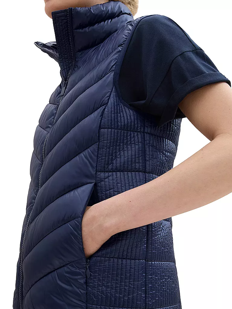 TOM TAILOR | Steppgilet | Azul