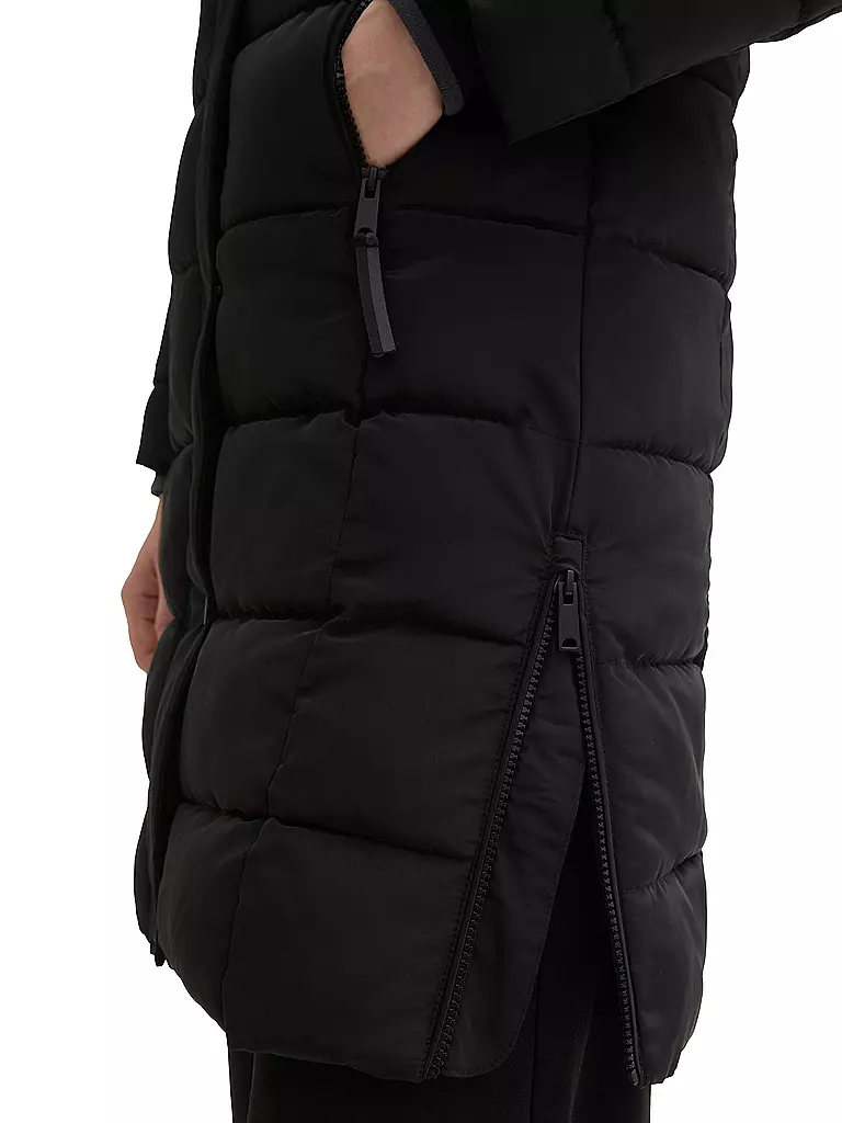 TOM TAILOR | Steppmantel | Negro