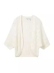 TOM TAILOR | Strickjacke  | Blanco